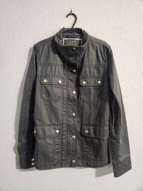 J. Crew Relaxed Fit Boyfriend Field Jacket Women’s Size Small Olive Green